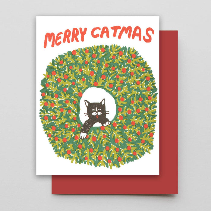 Hammerpress - Merry Catmas: Single card