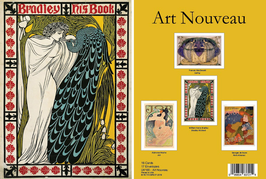 The Retrospect Group Collection - Art Nouveau Notecard - Boxed Set