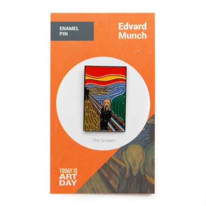 Today is Art Day - Pin - Scream - Munch - PMA Store at the Portland Museum of Art, Maine