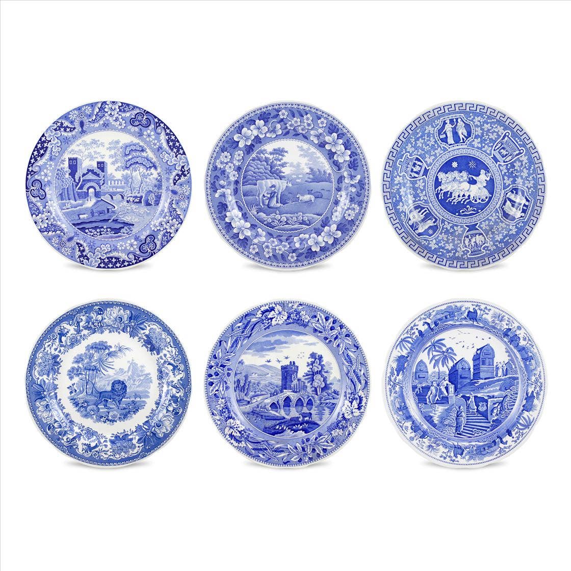 Blue Room Traditions Plates 10.5" S/6 - PMA Store at the Portland Museum of Art, Maine