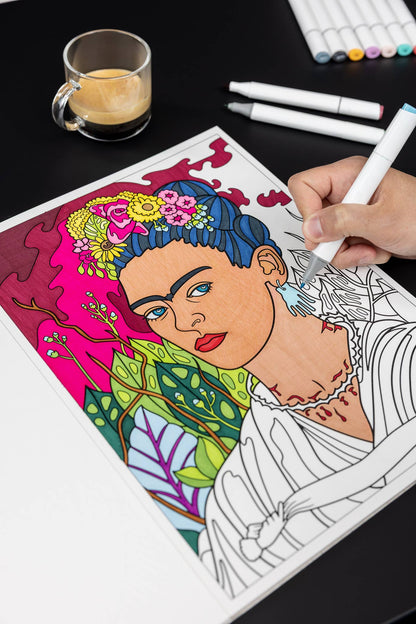 Today is Art Day - Coloring Book - Frida Kahlo - PMA Store at the Portland Museum of Art, Maine