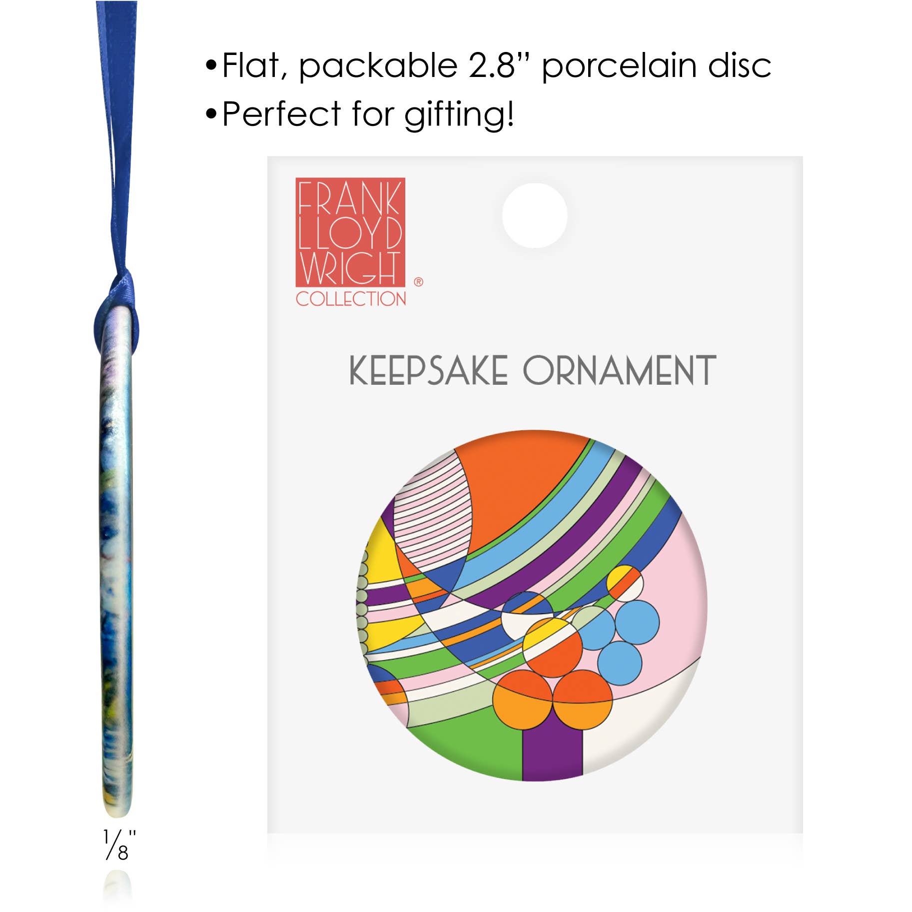 Frank Lloyd Wright March Balloons Keepsake Ornament - PMA Store at the Portland Museum of Art, Maine