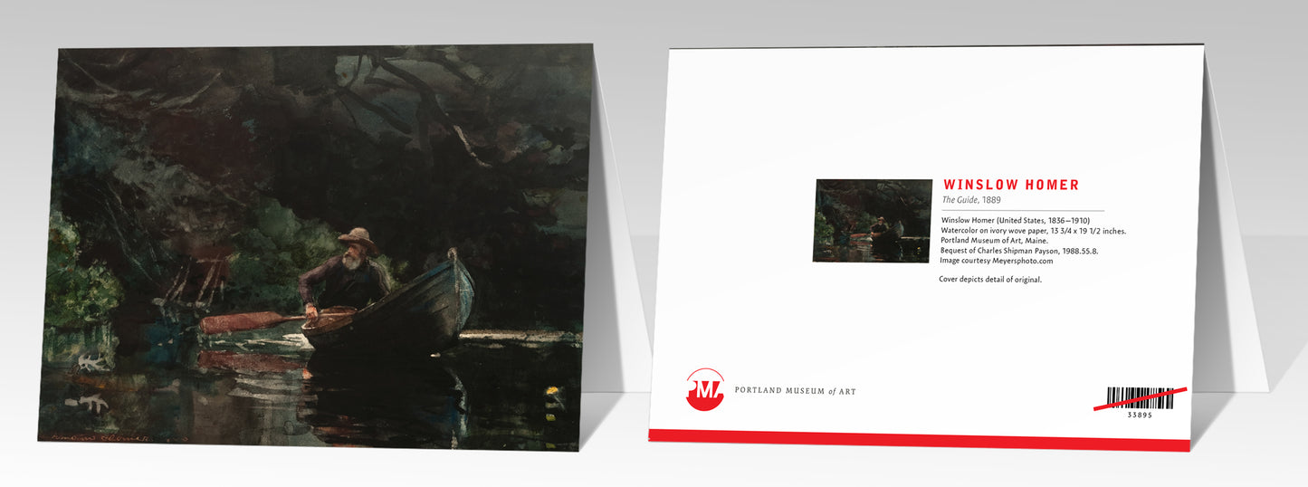 The Guide Winslow Homer Notecard 5x7 - PMA Store at the Portland Museum of Art, Maine