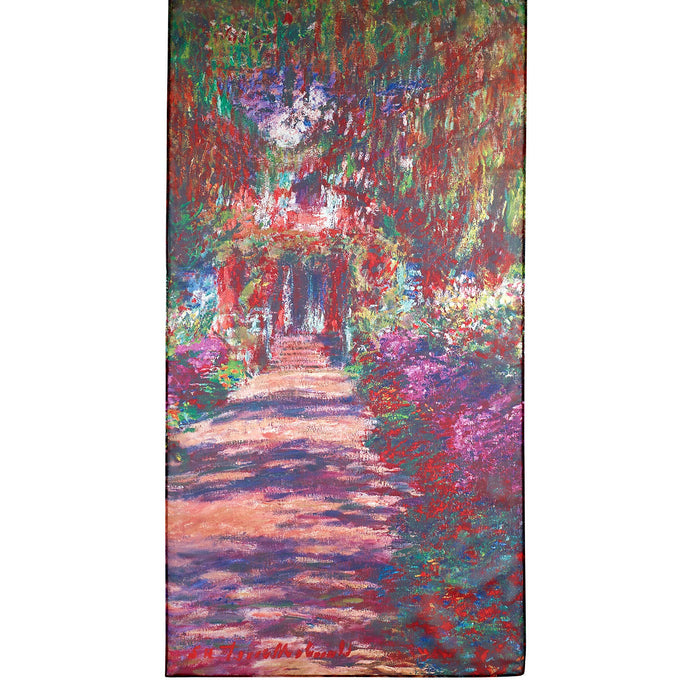Monet A Pathway in Monet's Garden Scarf