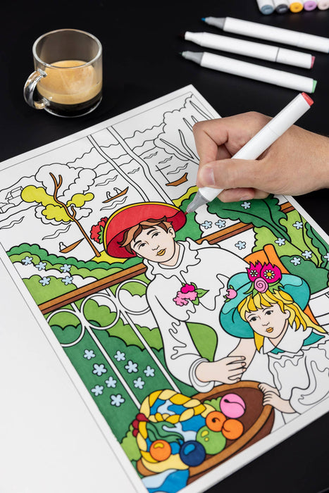 Today is Art Day - Coloring Book - Impressionism