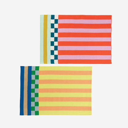 VERLOOP | knits - Pattern Patch Placemat Set: Candy