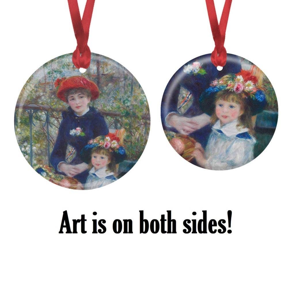 Renoir "Two Sisters on the Terrace" Keepsake Ornament - PMA Store at the Portland Museum of Art, Maine