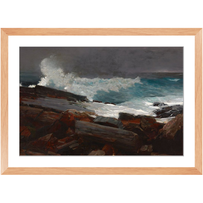 Weatherbeaten by Winslow Homer Premium Framed Print