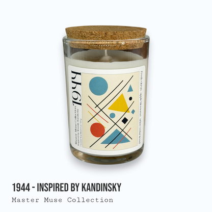 The Scented Palette - Citrus Cedar Kandinsky-Inspired Art Candle — 1944: Candle