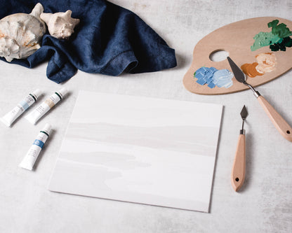 Cate Paper Co. - Mountain Valley palette knife painting kit - PMA Store at the Portland Museum of Art, Maine
