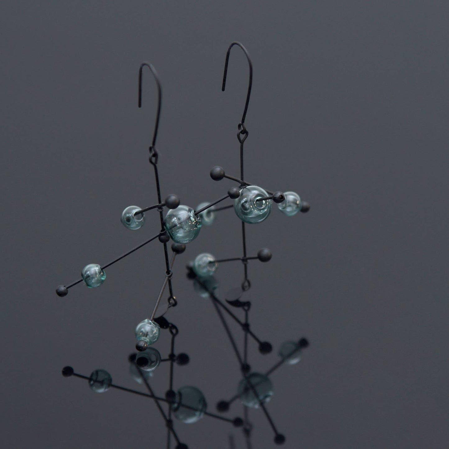 Pursuits - Wander Earrings: Glass Aqua
