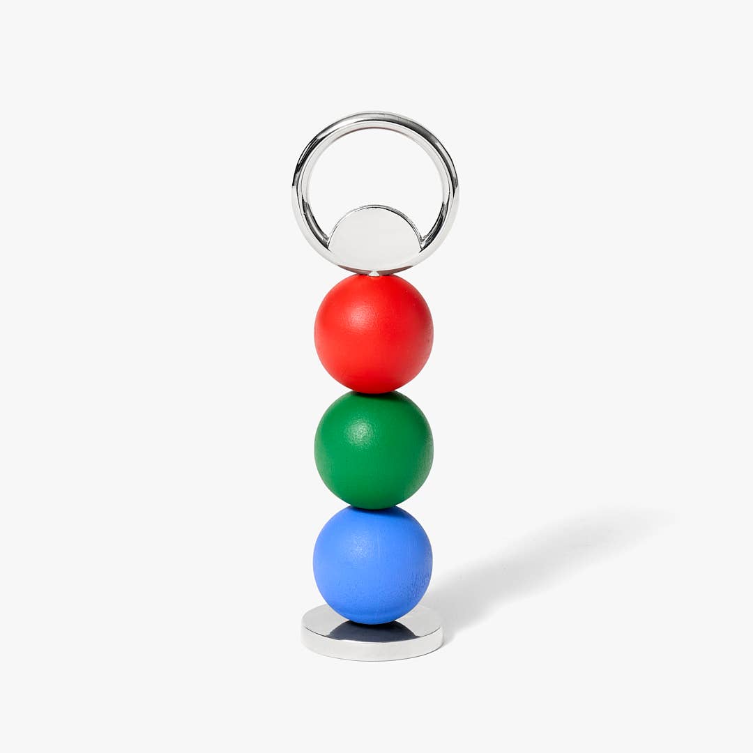 Abaco Bottle Opener: Red/Green/Blue - PMA Store at the Portland Museum of Art, Maine