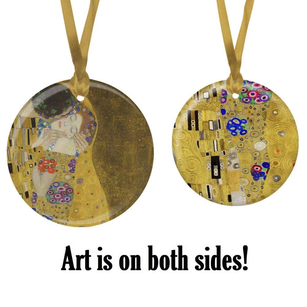 Klimt "The Kiss" Keepsake Ornament - PMA Store at the Portland Museum of Art, Maine