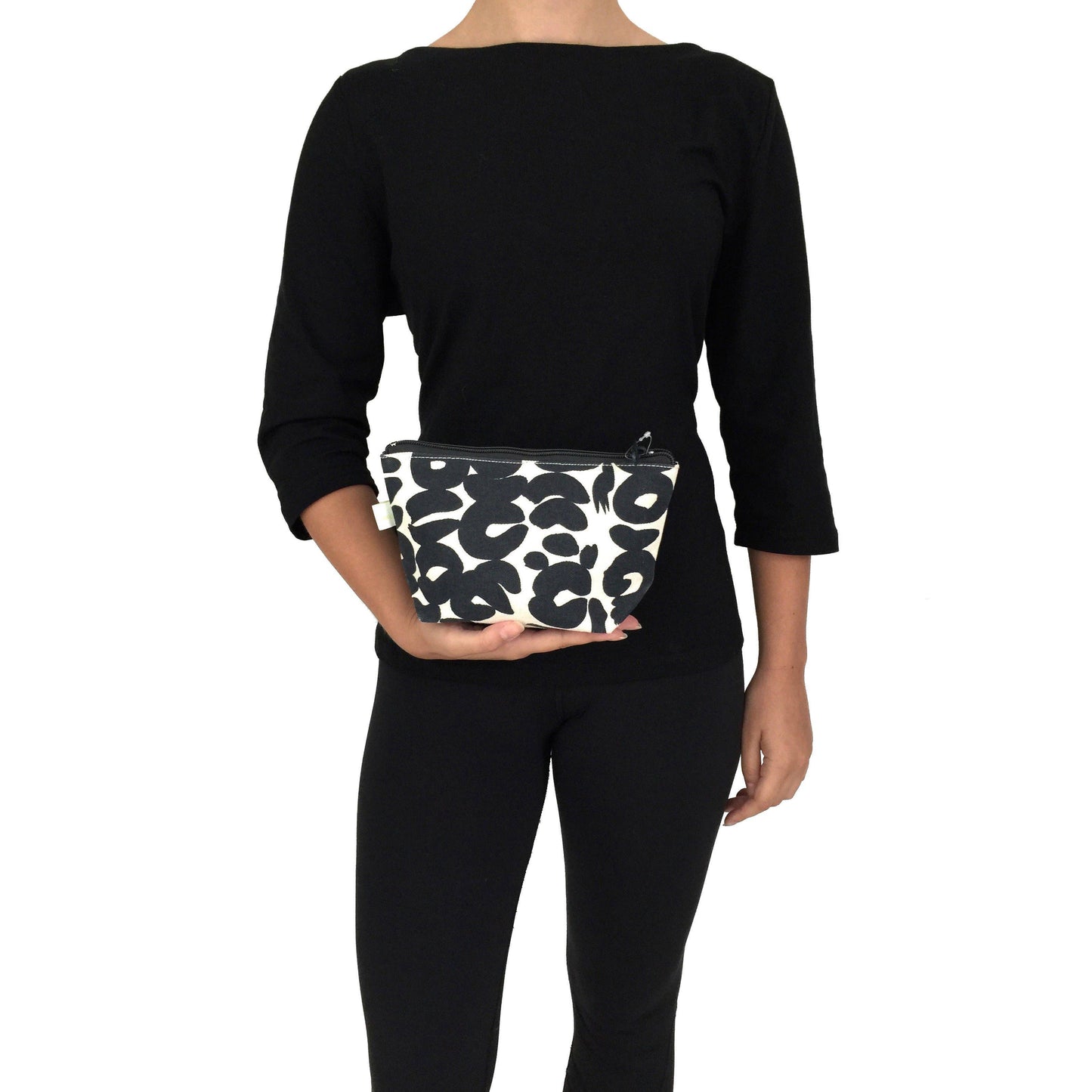 See Design - Travel Pouch Small: New Basket Black - PMA Store at the Portland Museum of Art, Maine