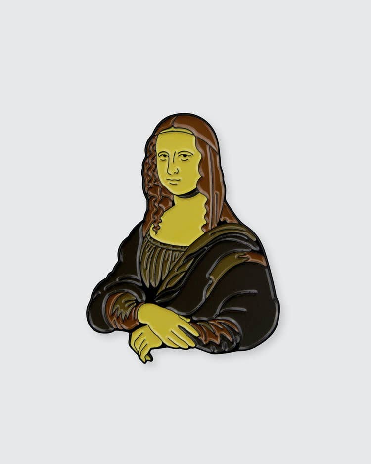 Mona Lisa • Enamel Pin - PMA Store at the Portland Museum of Art, Maine