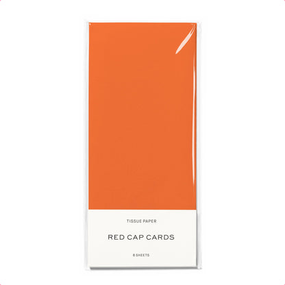 Neon Orange tissue paper: 8 Sheets - PMA Store at the Portland Museum of Art, Maine