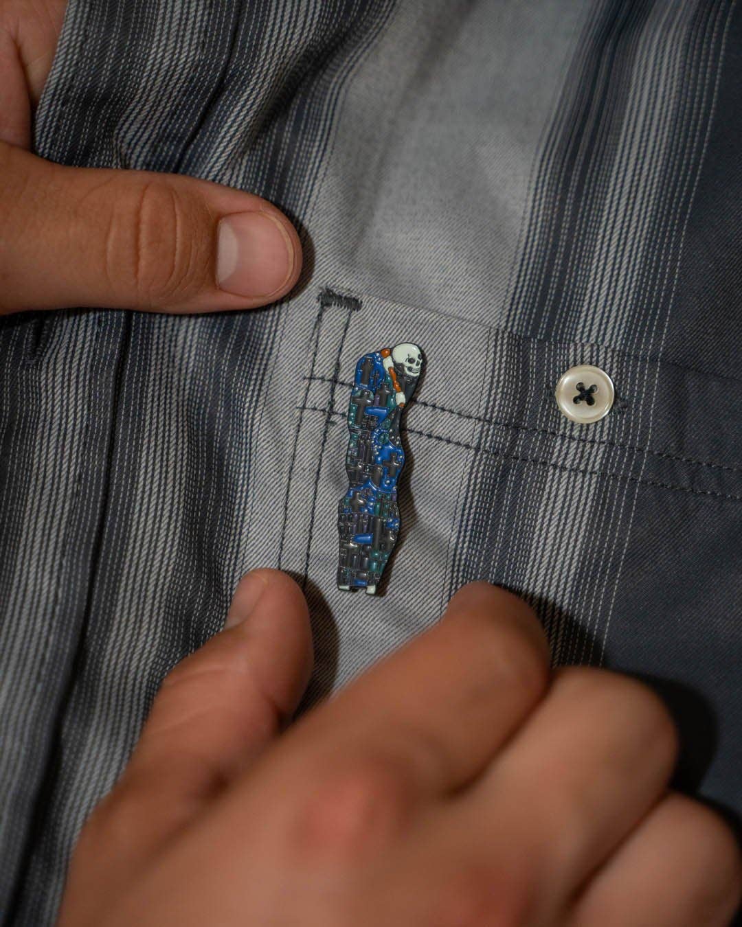 Death and Life • Enamel Pin - PMA Store at the Portland Museum of Art, Maine