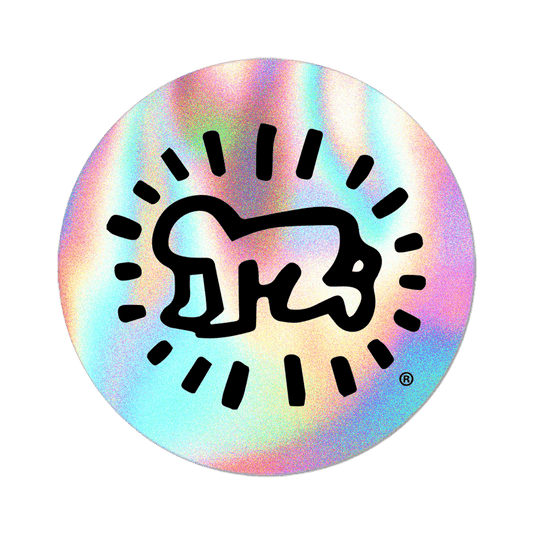 Apply Stickers - Radiant Baby by Keith Haring - Die-Cut Sticker (Holidays) - PMA Store at the Portland Museum of Art, Maine