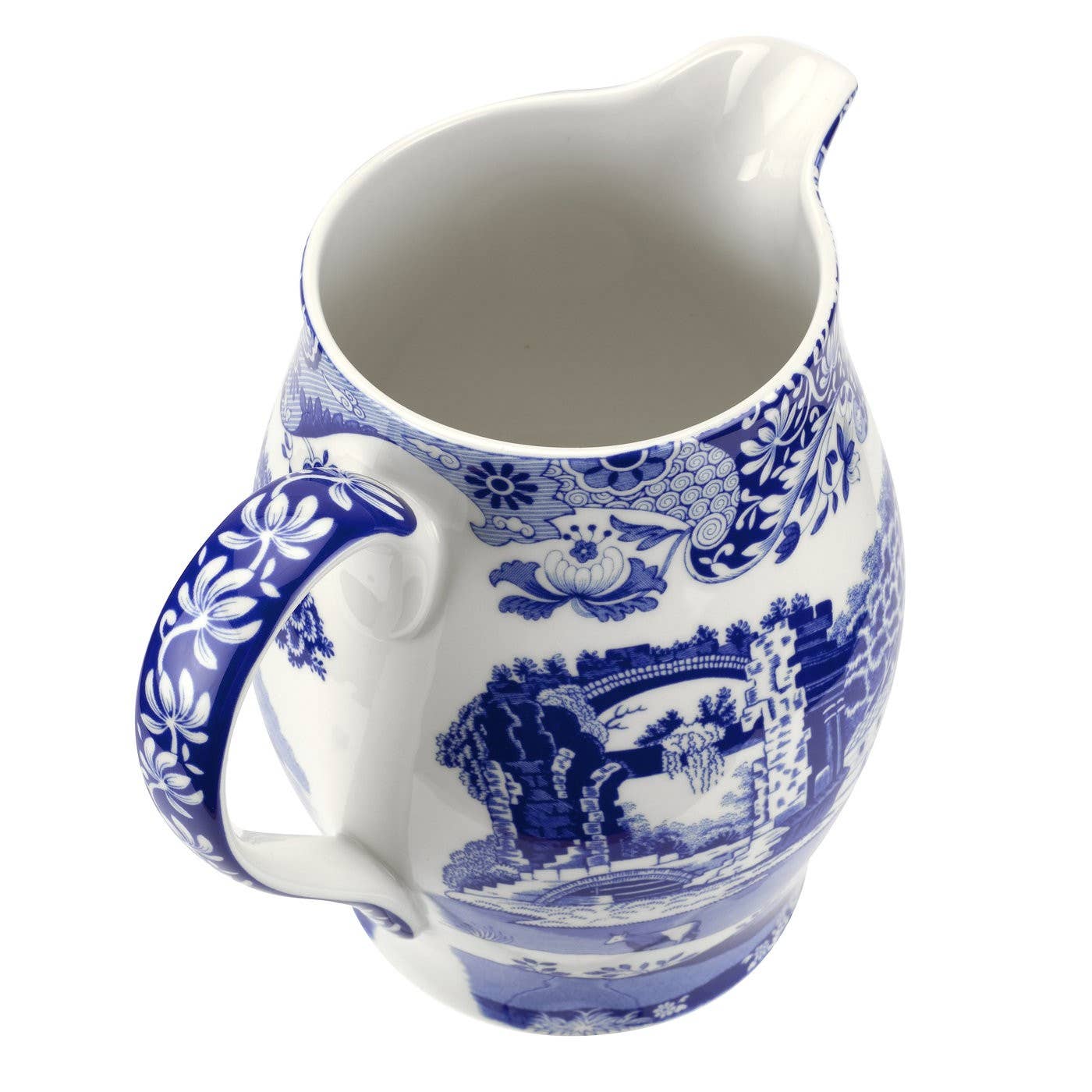 Spode Blue Italian Pitcher - PMA Store at the Portland Museum of Art, Maine