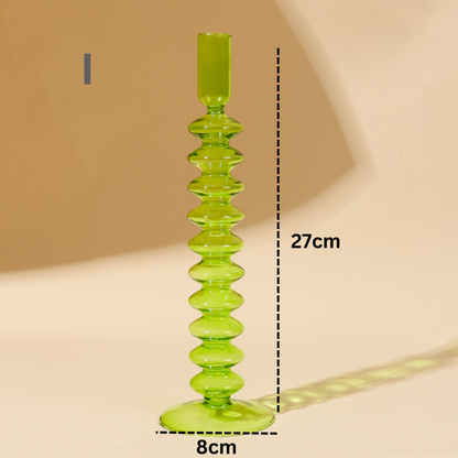 IVORE.GROUP (We cover All Import duty) - Lime Green Candlestick Holder | Flower Vase: I - PMA Store at the Portland Museum of Art, Maine