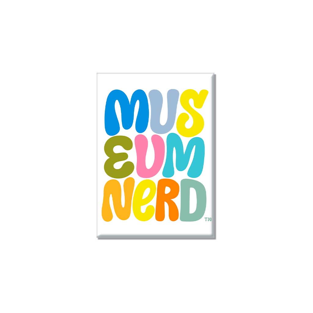 Museum Nerd x Alicia Schultz Magnet: Backer Card with Clear Bag (Hanging) - PMA Store at the Portland Museum of Art, Maine
