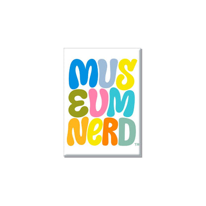 Museum Nerd x Alicia Schultz Magnet: Backer Card with Clear Bag (Hanging) - PMA Store at the Portland Museum of Art, Maine