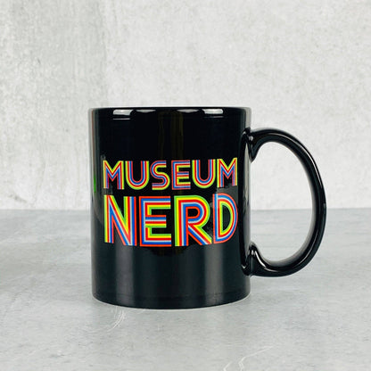 Popcorn Custom Products - Museum Nerd White Mug: Black