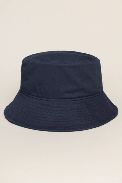 Fashion City - Solid Color Cotton Bucket Fisherman Hats: GREENTEA / S/M
