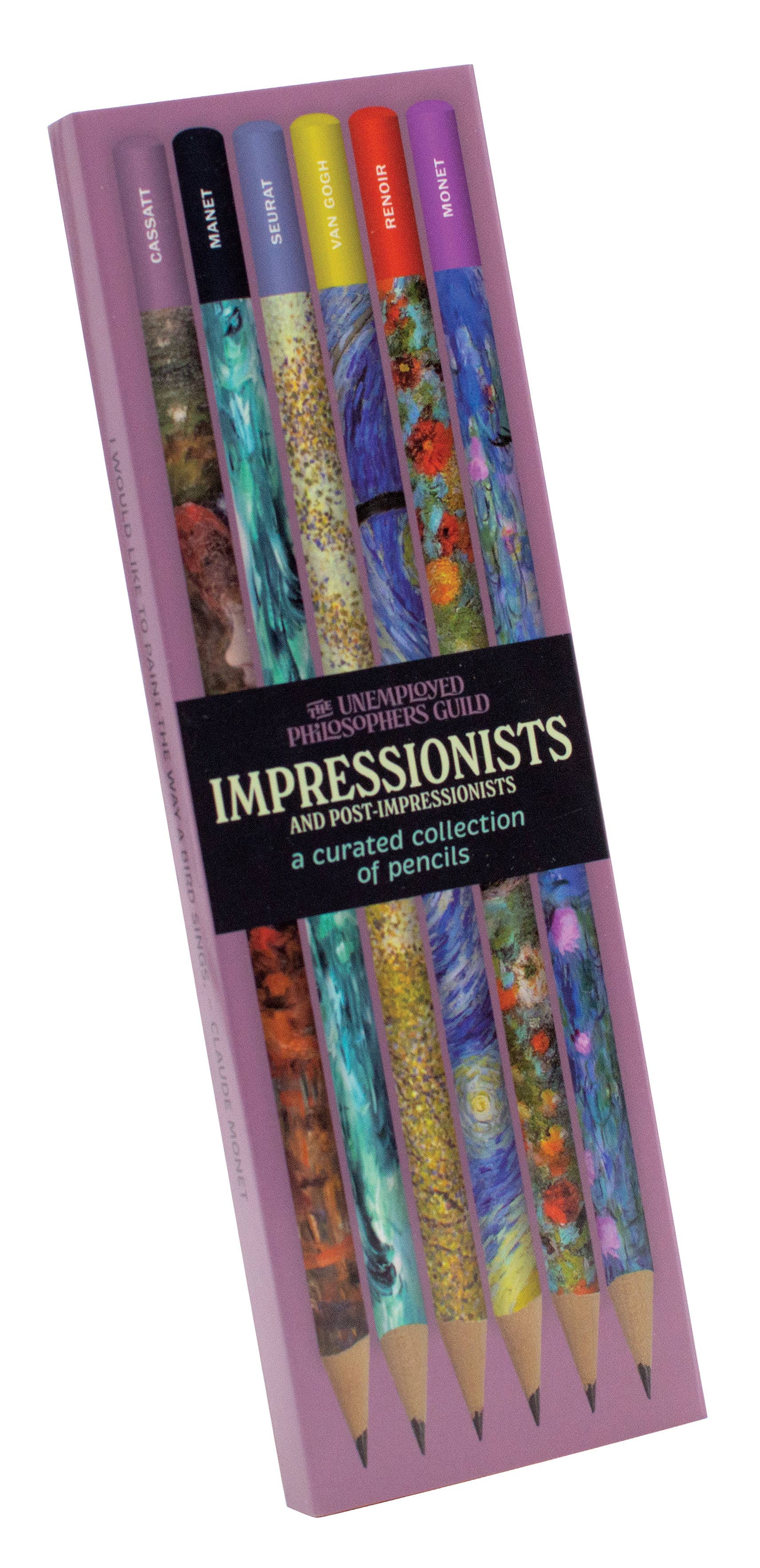 Unemployed Philosophers Guild - Impressionists Pencil Set - PMA Store at the Portland Museum of Art, Maine