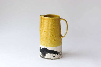 Elizabeth Benotti Ceramics - Splatter Pitcher: Seafoam - PMA Store at the Portland Museum of Art, Maine