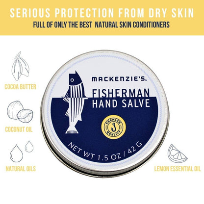 MacKenzie's Fisherman - Fisherman Hand Salve -1.5 oz (18 qty) - PMA Store at the Portland Museum of Art, Maine