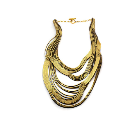 Oropopo - Shorter Whorls Necklace: Silver - PMA Store at the Portland Museum of Art, Maine