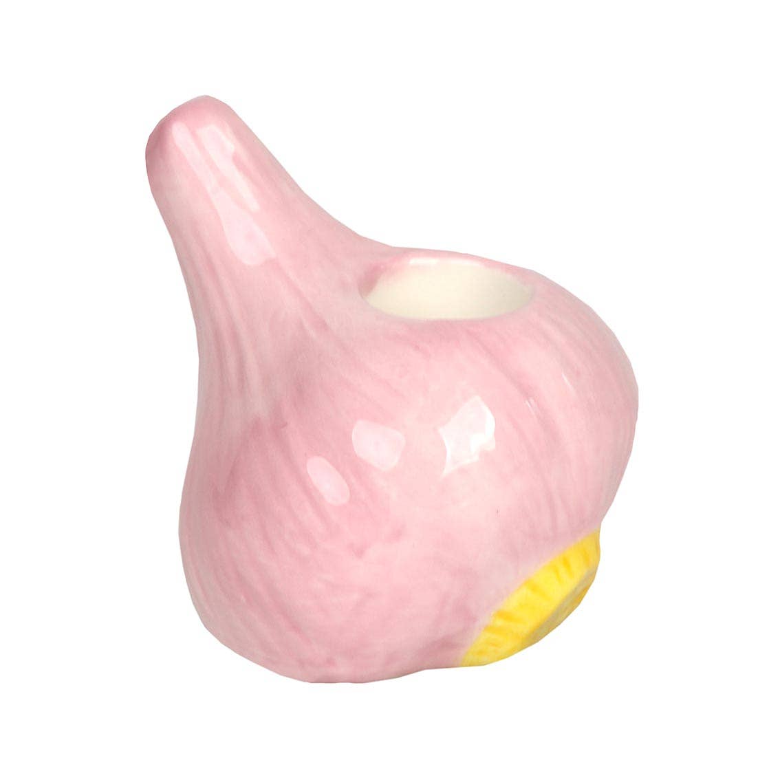 Talking Tables USA - Home, Birthday, Games & Seasonal Decor - Garlic Ceramic Candle Holder - 6cm | Summer Gifts |