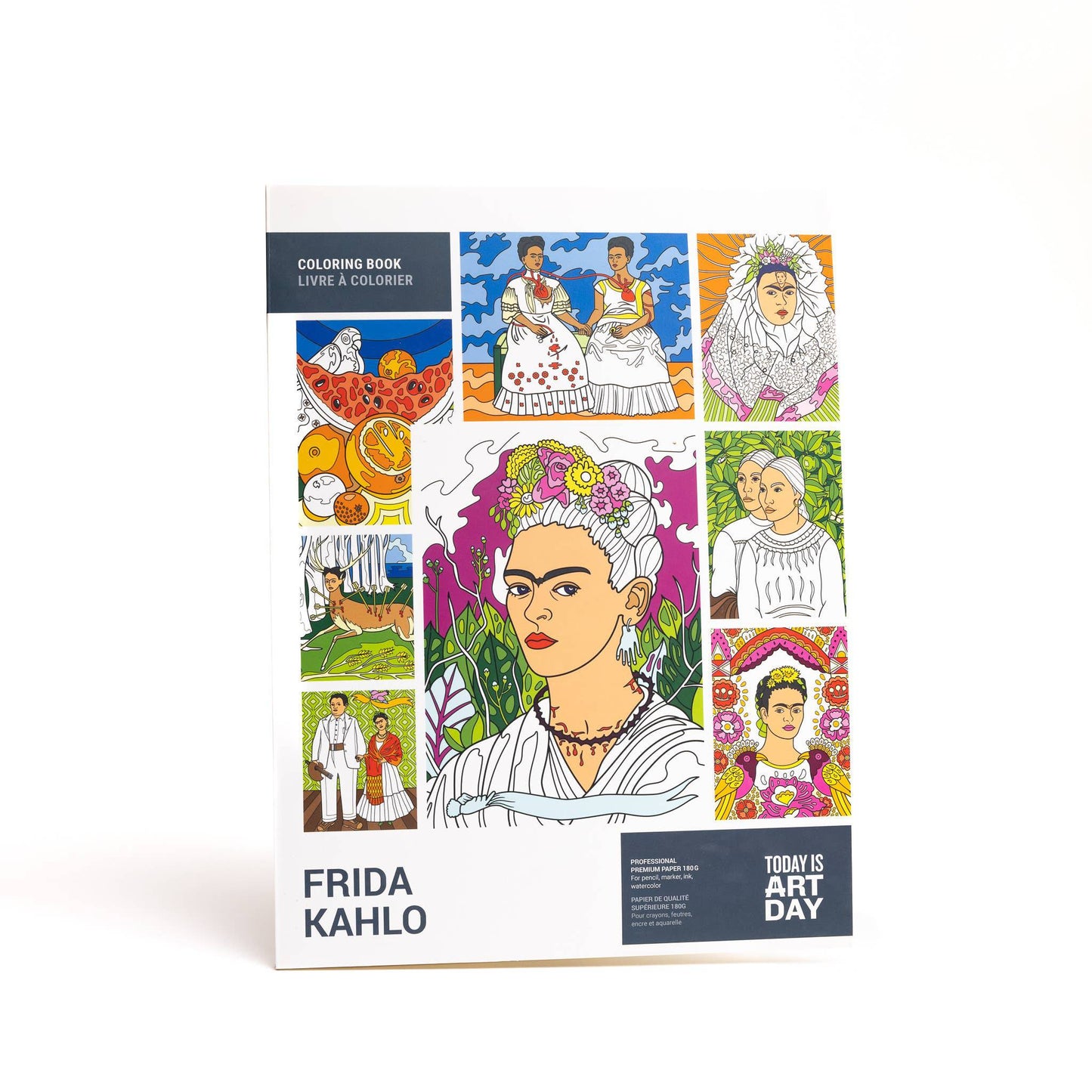 Today is Art Day - Coloring Book - Frida Kahlo - PMA Store at the Portland Museum of Art, Maine