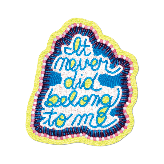 Apply Stickers - It never did belong to me by Jeffrey Gibson - Sticker - PMA Store at the Portland Museum of Art, Maine