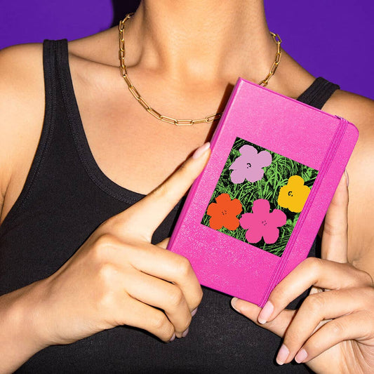 Apply Stickers - Flowers by Warhol (Back to School) - Die-Cut Sticker - PMA Store at the Portland Museum of Art, Maine