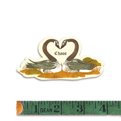 Lin Snow Art - Chaos Gooses Sticker - PMA Store at the Portland Museum of Art, Maine