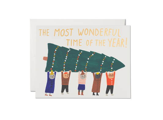 Xmas Kitties Christmas greeting card: Singles - PMA Store at the Portland Museum of Art, Maine