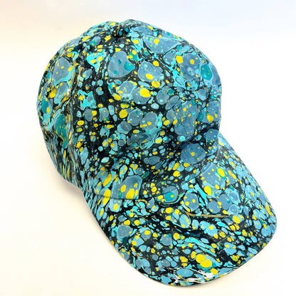 Tempered East - Marbled Dad Hat: Stone: Blue
