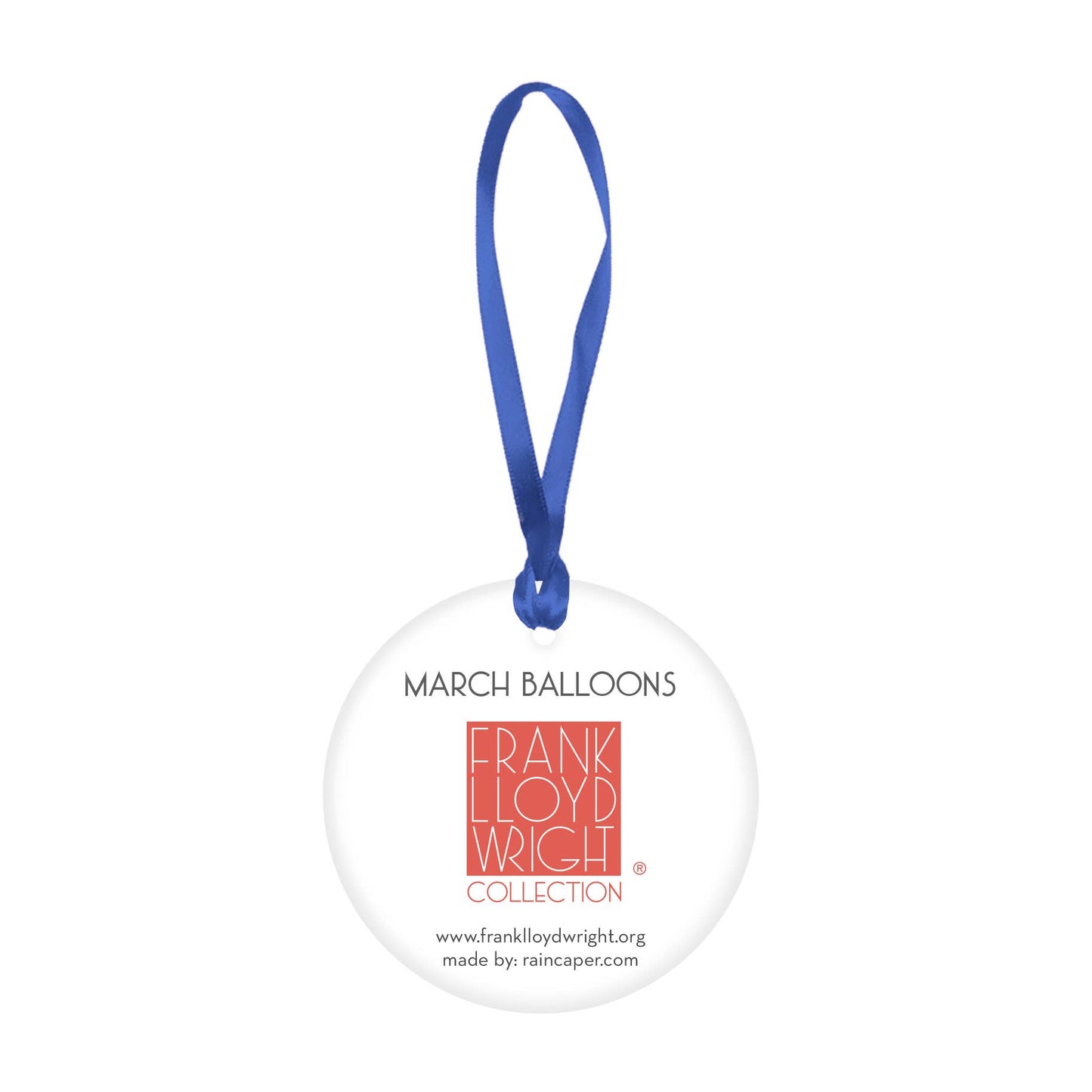 Frank Lloyd Wright March Balloons Keepsake Ornament - PMA Store at the Portland Museum of Art, Maine