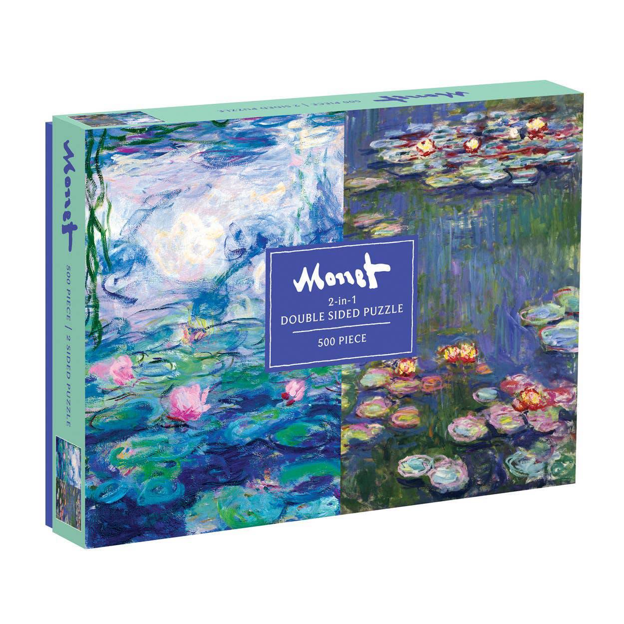 Chronicle Books - Monet 500 Piece Double-Sided Puzzle - PMA Store at the Portland Museum of Art, Maine