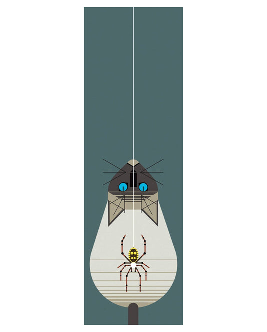 Pomegranate - Charley Harper: Along Came a Spider Bookmark - PMA Store at the Portland Museum of Art, Maine
