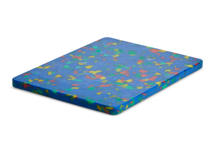 Core Home - Recycled Plastic Cutting Board XS Confetti On Blue