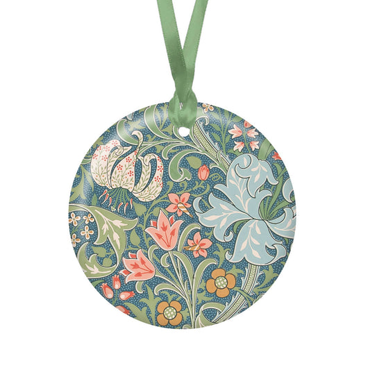William Morris "Golden Lily" Keepsake Ornament - PMA Store at the Portland Museum of Art, Maine