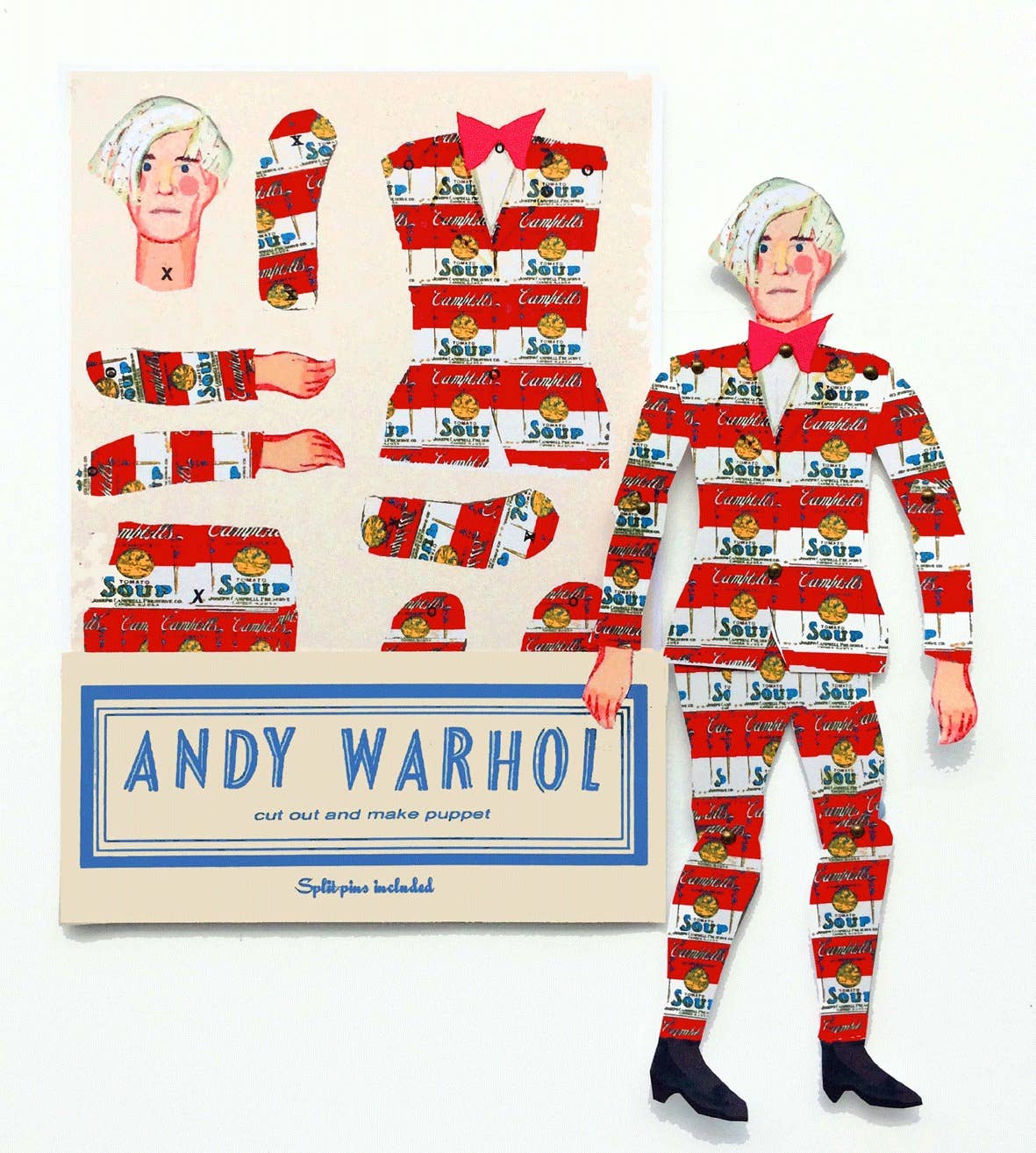 Warhol Cut and Make Puppet - PMA Store at the Portland Museum of Art, Maine