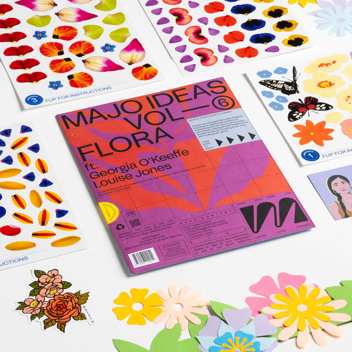 VOL ⑥ — FLORA Sticker Based Art Pack