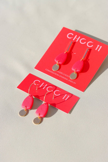 BONNIE EARRING: Lavender / Bar posts - PMA Store at the Portland Museum of Art, Maine