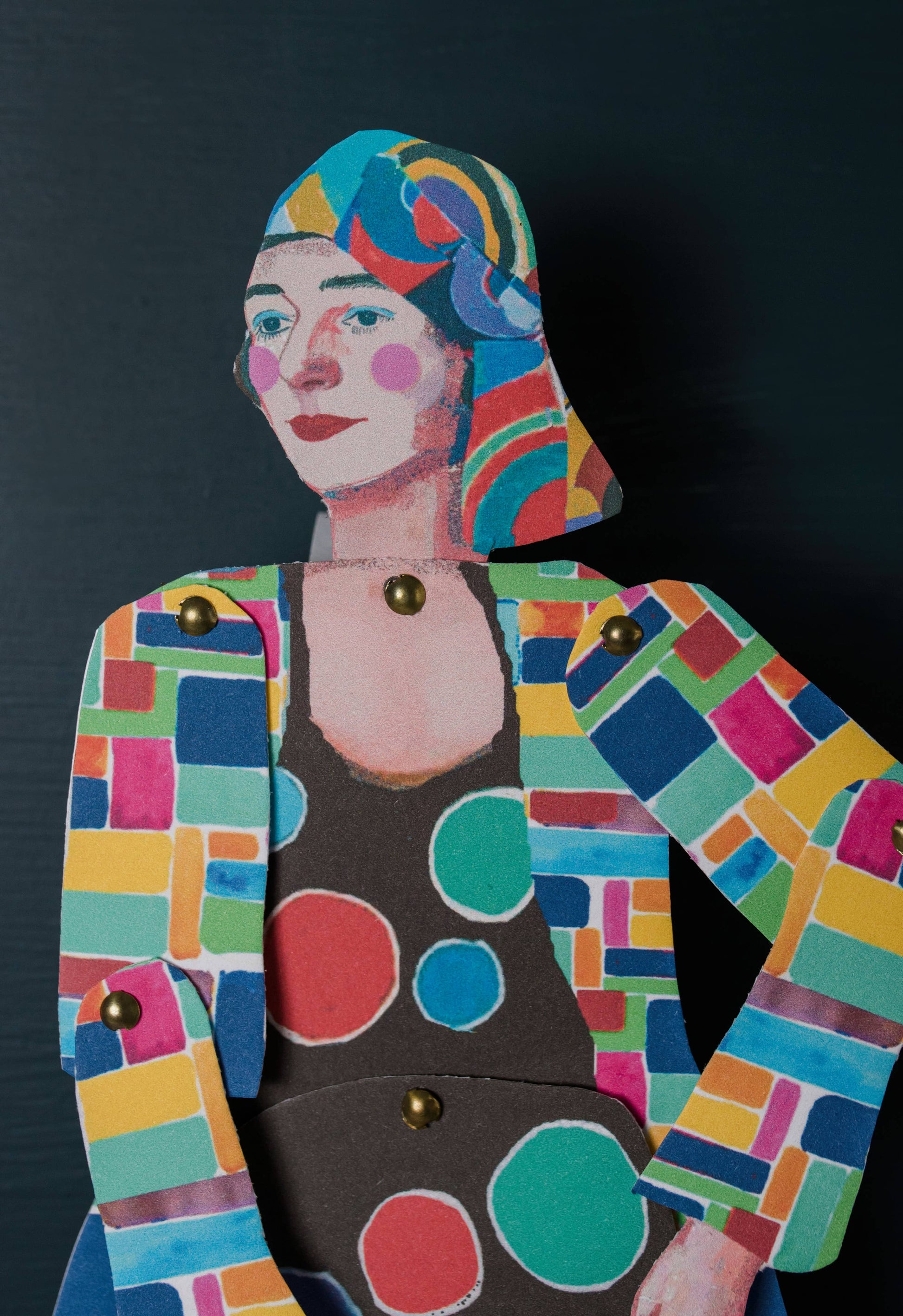 Sonia Delaunay Cut and Make Puppet - PMA Store at the Portland Museum of Art, Maine