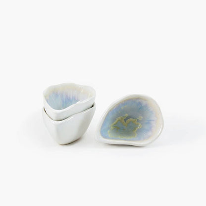 Alison Evans Ceramics - Oyster Desert Bowl: Mint & Tortoise