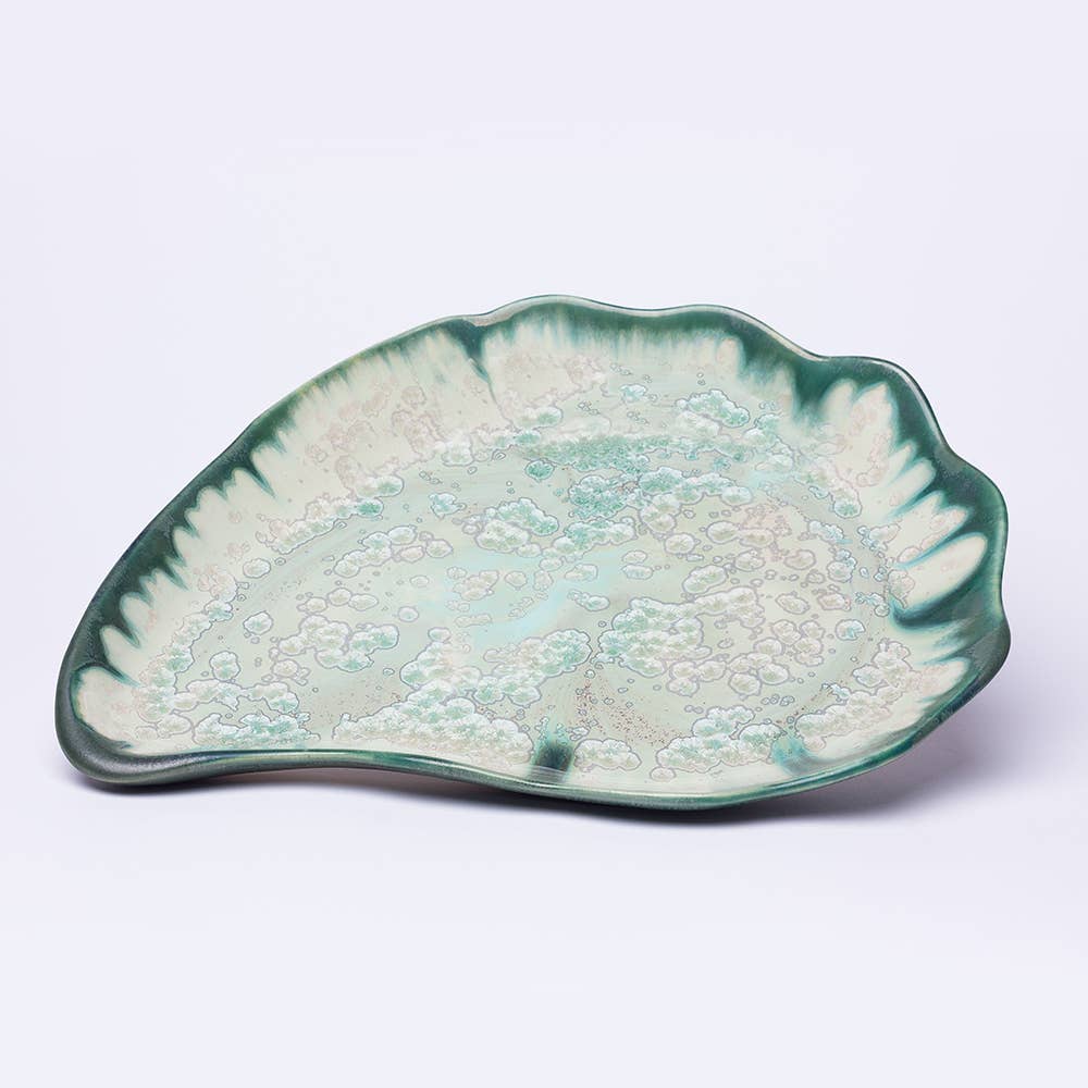 Alison Evans Ceramics - Large Oyster Plate: Abalone & Tortoise